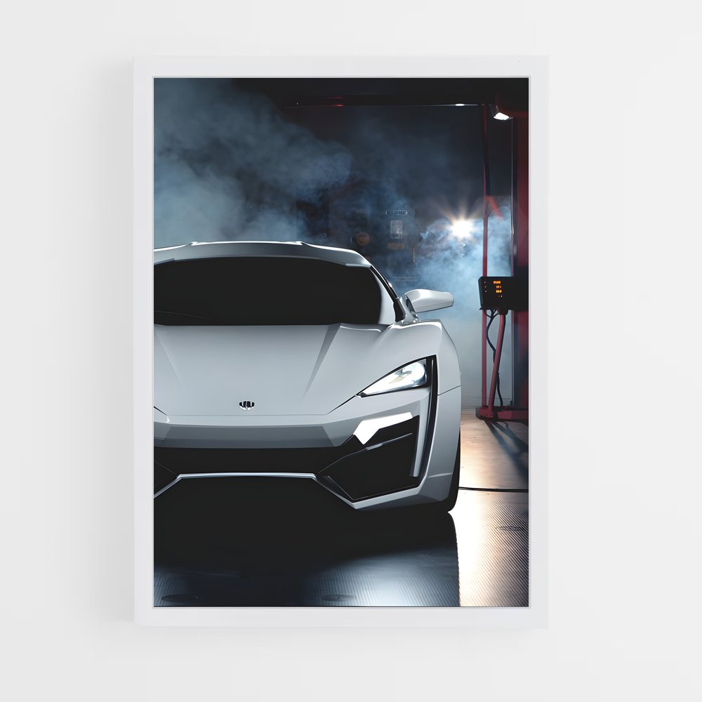 Poster L'Aube de la Vitesse – affiche W Motors (vue 3)